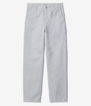 Carhartt WIP W' Pierce Pant Straight Newcomb Pantalones women (sonic silver dyed)