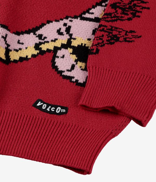 Volcom JJ Villard Sweatshirt (lifeguard red)
