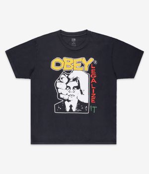 Obey Legalize It Camiseta (pigment vintage black)