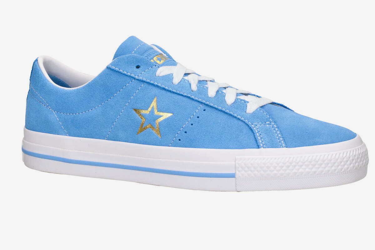 Converse CONS One Star Pro Buty (light blue white gold)