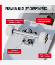 skatedeluxe Architectonic 8.125" Complete-Board (white)