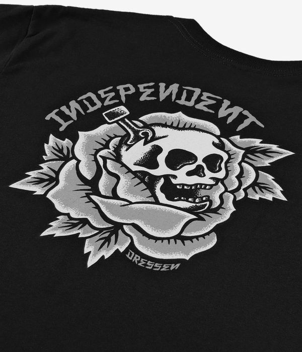 Independent Dressen Skull Rose T-Shirt (black)