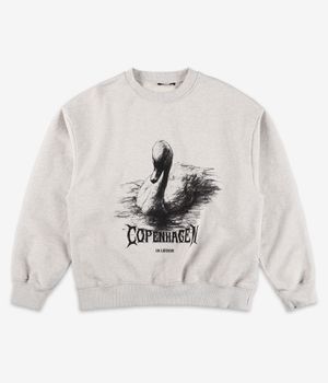 HAN KJØBENHAVN Hk Swan Oversized Sweatshirt (light grey melange)