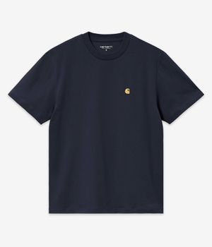 Carhartt WIP W' Chase Organic T-Shirt women (dark navy gold)