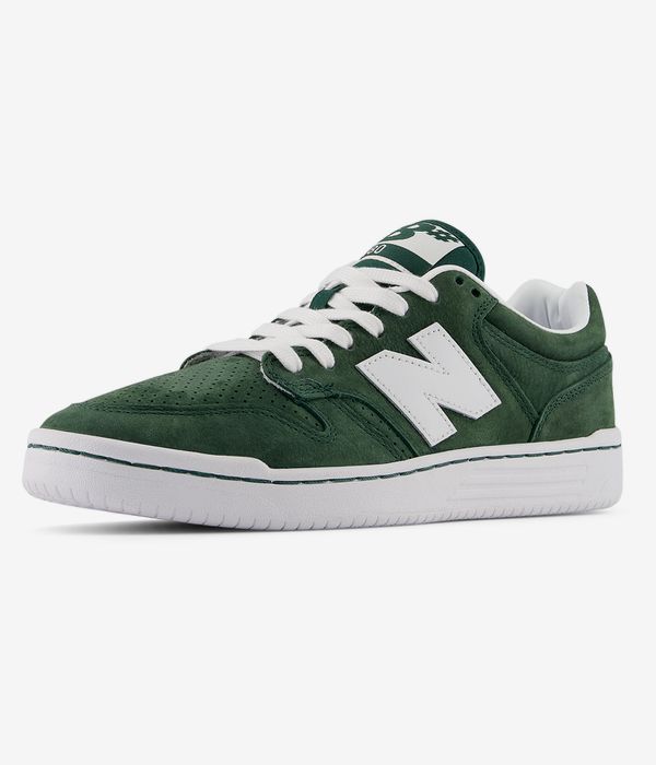 New Balance Numeric 480 Shoes (forest green white)