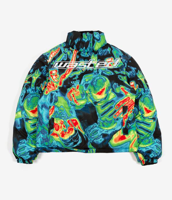Wasted Paris Fusion Puffer Jacket (black)