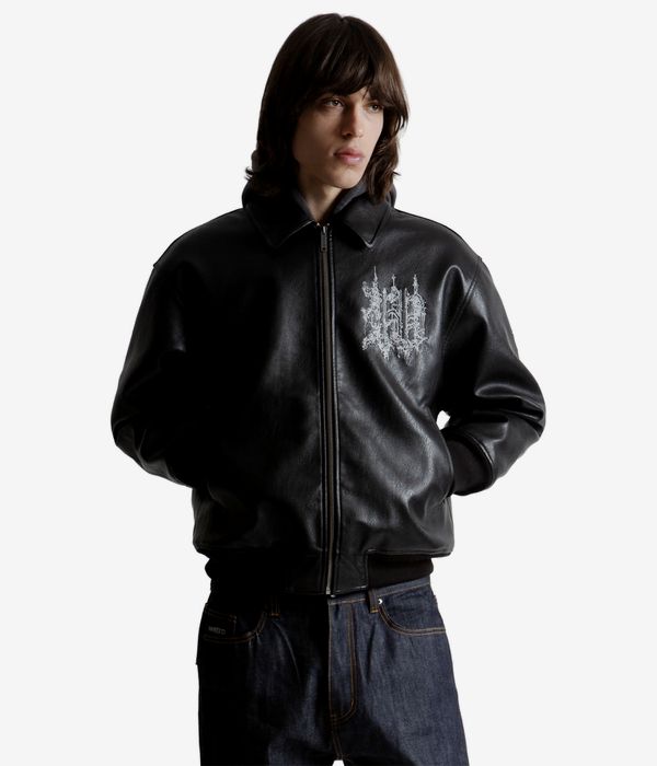 Wasted Paris Stronghold Varsity Veste (black)