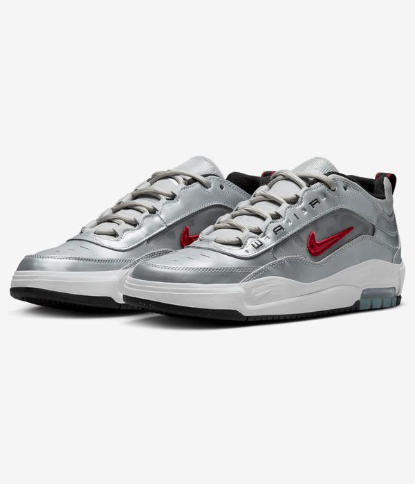 Nike SB Air Max Ishod 2 Scarpa (metallic silver versity red)