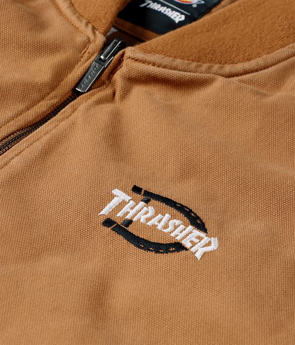 Dickies x Thrasher Logo Chaleco (brown duck)