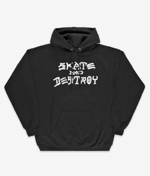 Thrasher Skate & Destroy Felpa Hoodie (black)