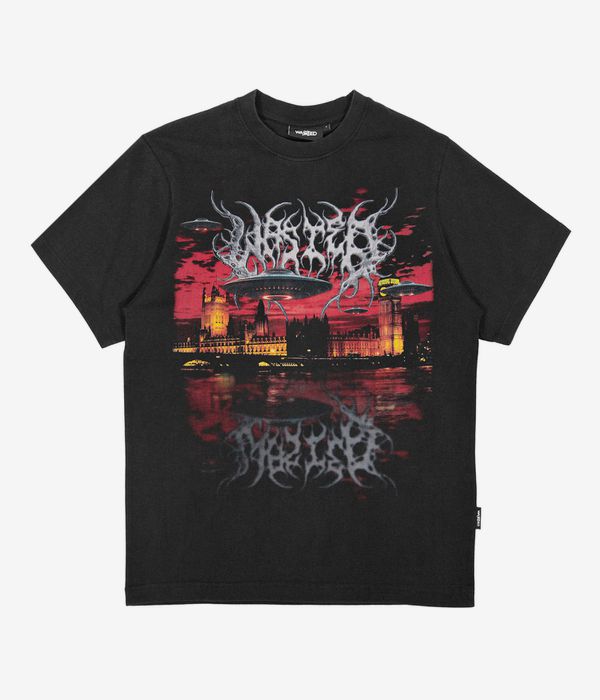 Wasted Paris Skylab T-Shirt (faded black)