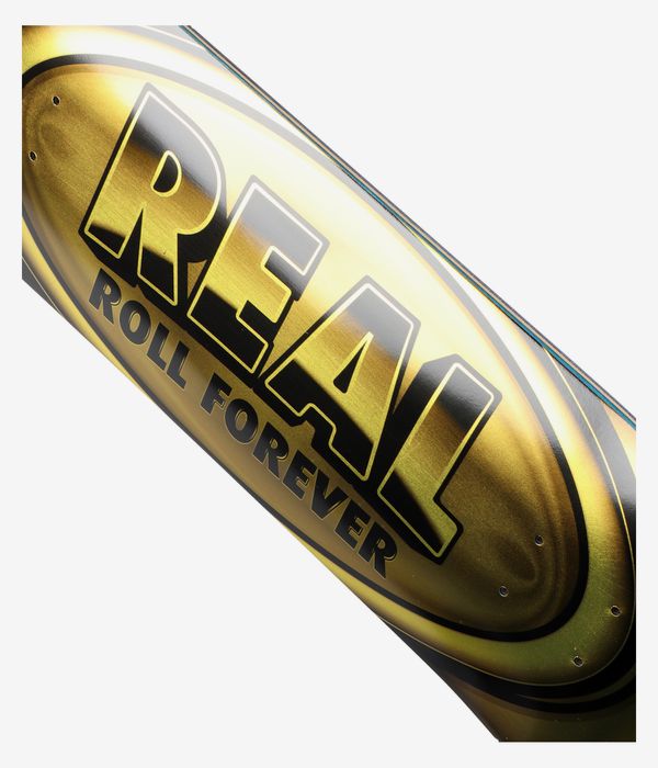 Real Team Oval Full DBX 8.38" Skateboard Deck (yellow)