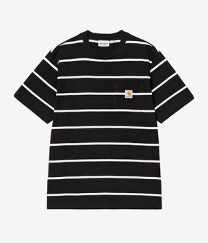 Carhartt WIP Aiken Pocket T-Shirty (stripe black)