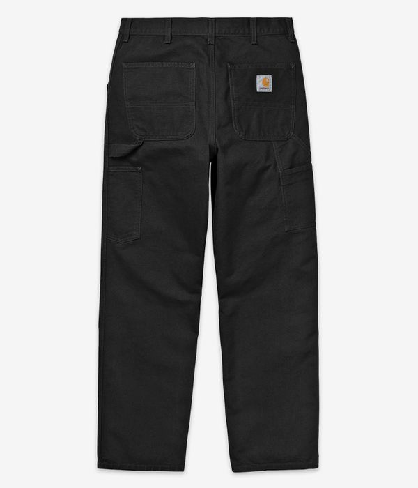 Carhartt WIP Single Knee Pant Organic Dearborn Pantalons (black rinsed)