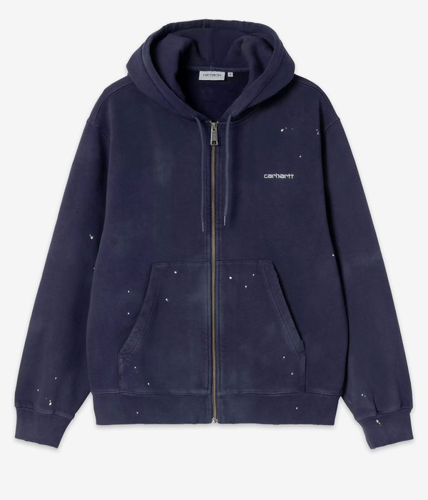 Carhartt WIP Painter Veste (dark navy destroy wash splatter)