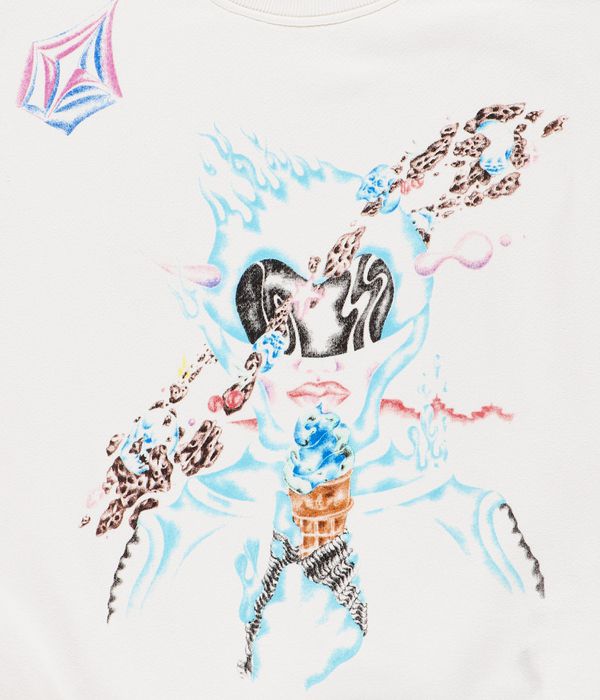 Volcom Featured Artist S.am Ryser Sweatshirt (off white)