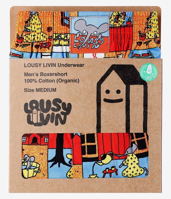 Lousy Livin Haiku Boxers (blazing)