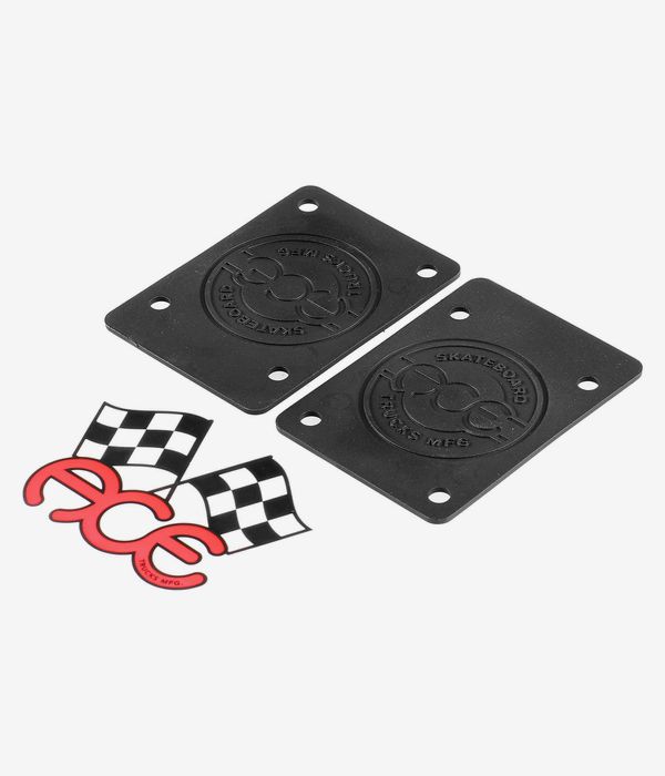 Ace 1/16" Shock Pads (black) 2 Pack