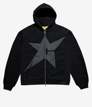 Carpet Company Puff Print Felpa Hoodie con zip (black)