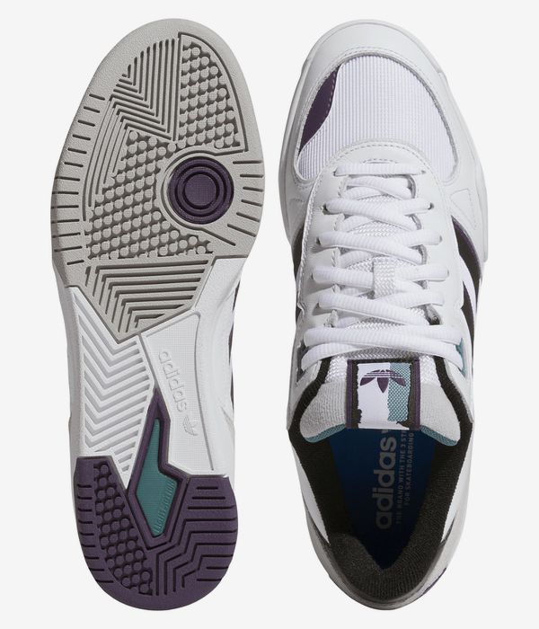 adidas Skateboarding Tekkira Shoes (white core black aurora plum)