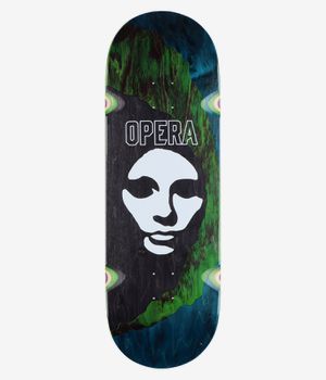 Opera Triple Torn Big Mask 10" Skateboard Deck (multi)