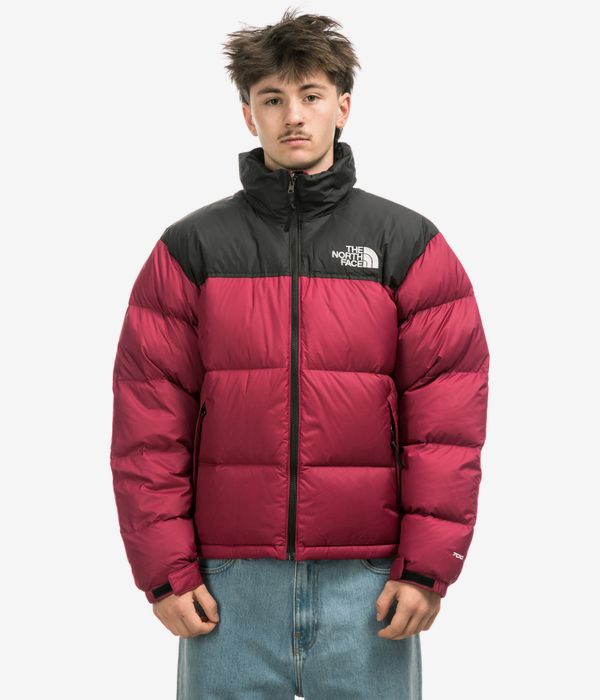 Shop The North Face 1996 Retro Nuptse Jacket beetroot tnf black online skatedeluxe
