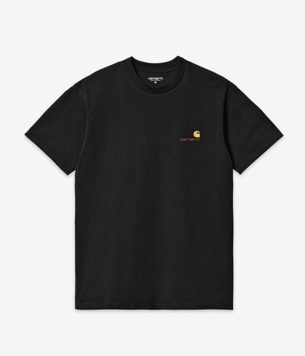 Carhartt WIP American Script Organic T-Shirty (black)