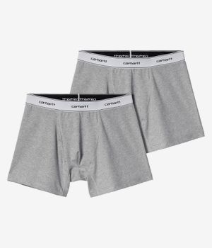 Carhartt WIP Cotton Boxershorts (grey heather) 2er Pack