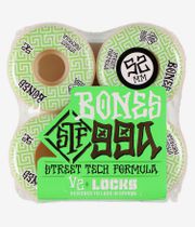 Bones STF V2 Series VI Roues (white green) 52mm 99A 4 Pack