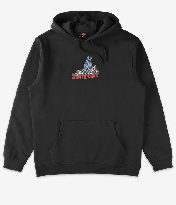 Santa Cruz Kendall Grid Hand Centre Hoodie (black)