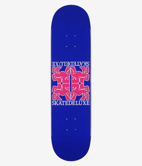 skatedeluxe Horses Twin Tail 8.25" Planche de skateboard (blue pink)