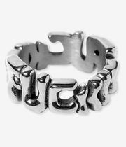 HUF Fuck It Warped Ring (silver)