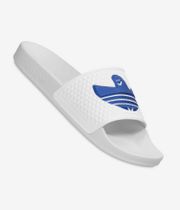 adidas Skateboarding Shmoofoil Sandale (core white team royal blue core)