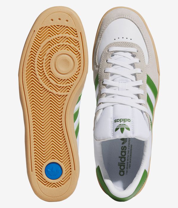 adidas Skateboarding Glenburn Chaussure (white crew green gum)