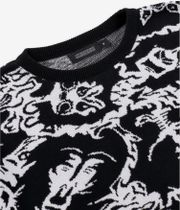 skatedeluxe Zinkey Organic Knit Sweatshirt (black white)