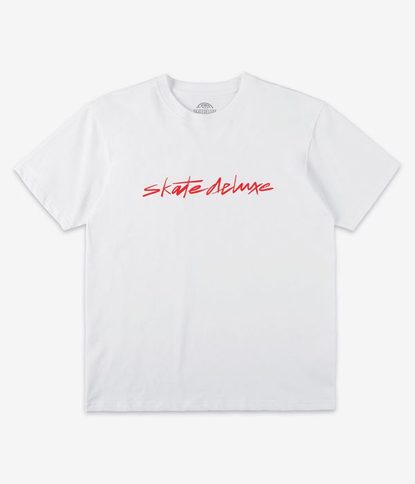skatedeluxe Script Organic T-Shirt (white)