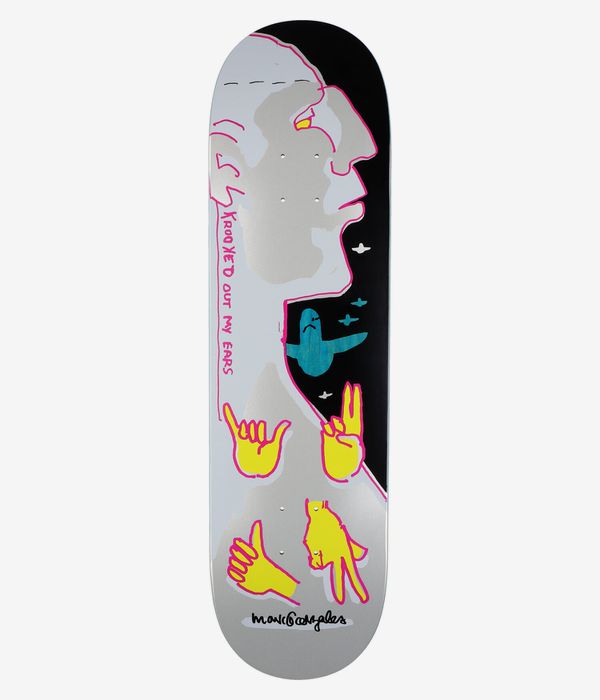 Krooked Gonz Out My Ears 8.75" Skateboard Deck (multi)