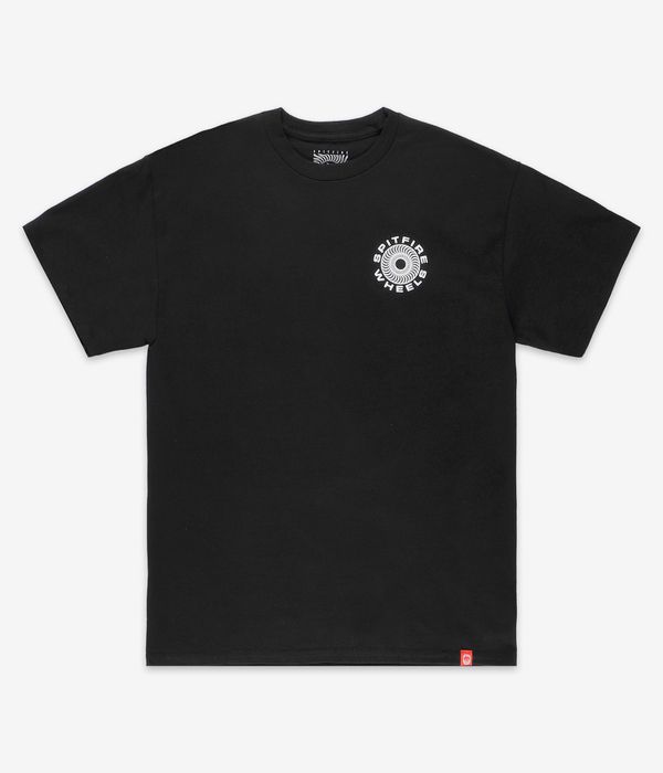Spitfire Classic 87' Swirl T-Shirt (black white)