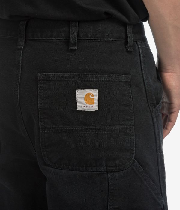 Carhartt WIP Double Knee Pant Organic Dearborn Pants (black stone canvas)
