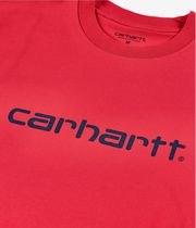 Carhartt WIP Script Camiseta (cherry space)