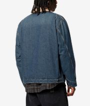 Carhartt WIP OG Detroit Smith Veste (blue dusty h brown worn used was)