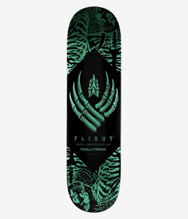 Powell-Peralta Skeleton Flight Shape 242W 8.13" Planche de skateboard (teal)