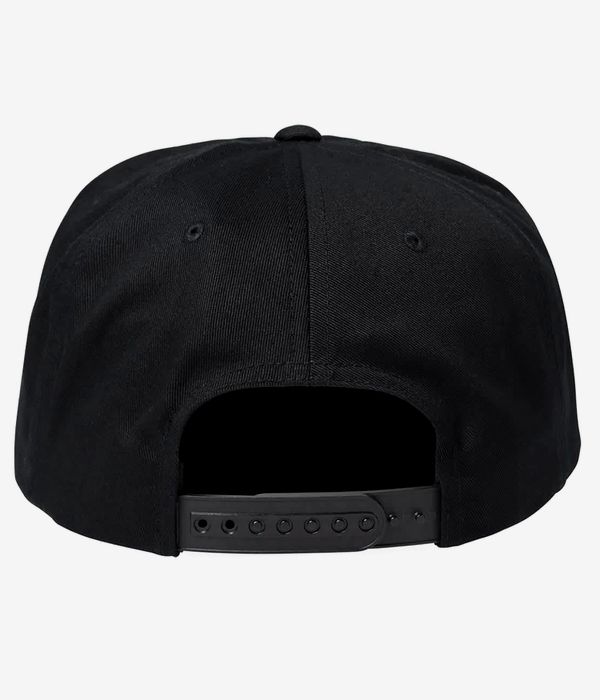 Brixton Grade Snapback Cap (black orange white)