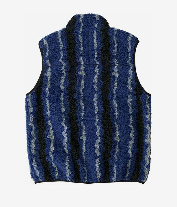 Gramicci Ripple Sherpa Vest (navy ripple)
