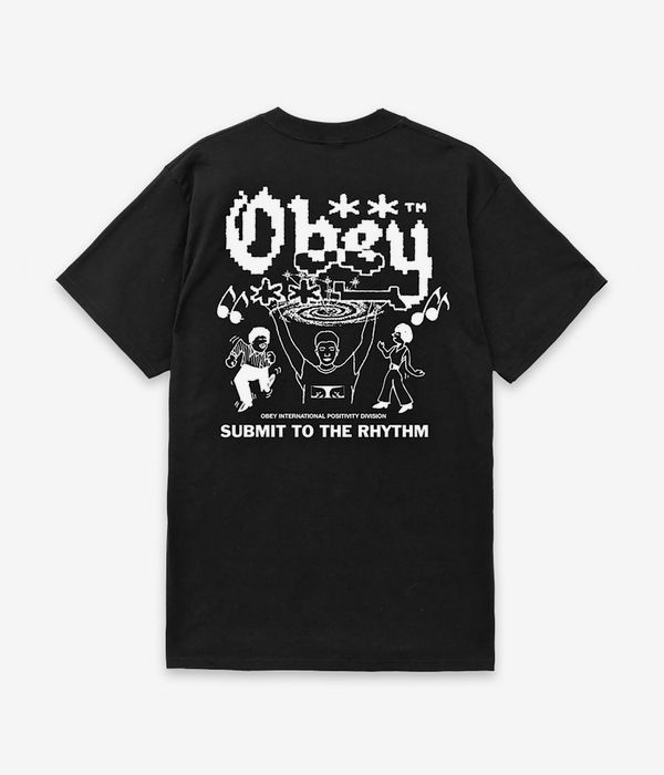 Obey Submit To The Rhythm T-Shirty (black)