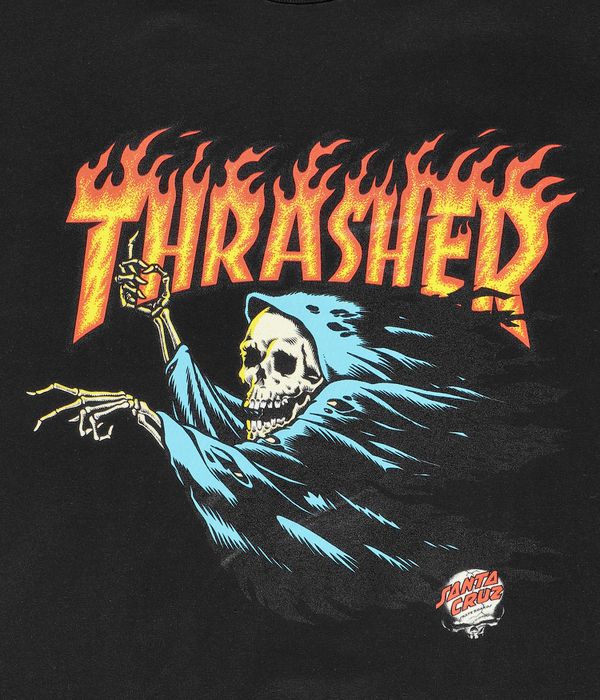 Shop Thrasher x Santa Cruz O'Brien Reaper T-Shirt (black) online