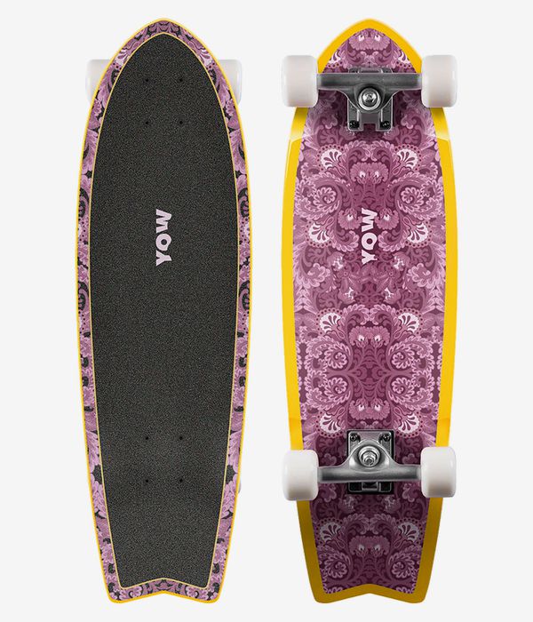 YOW Pinfish 28" (71,1cm) Surfskate Cruiser (purple)
