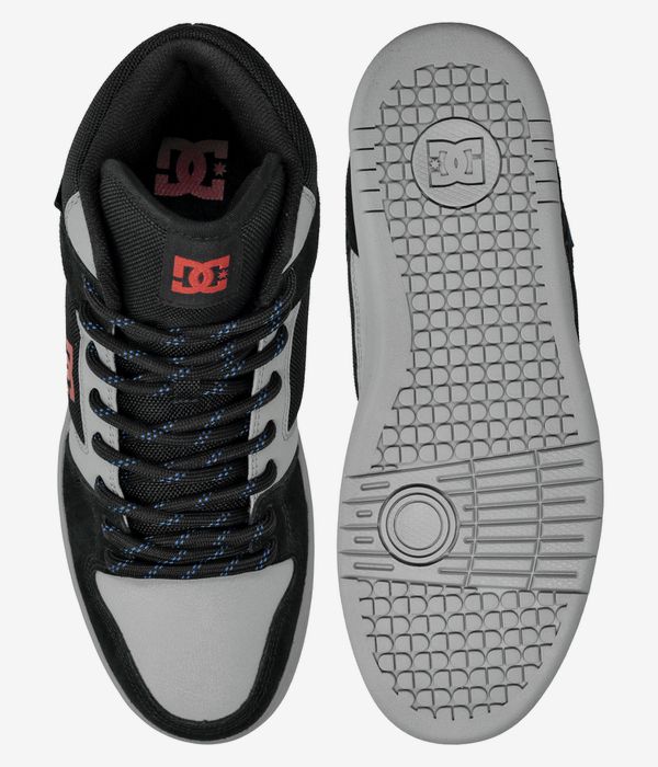 DC Manteca 4 Hi WR Shoes (black grey red)