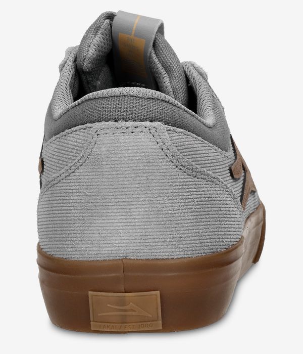 Lakai Griffin Shoes (grey gum cord suede)