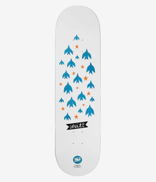 MOB Unite 8.375" Planche de skateboard (white)